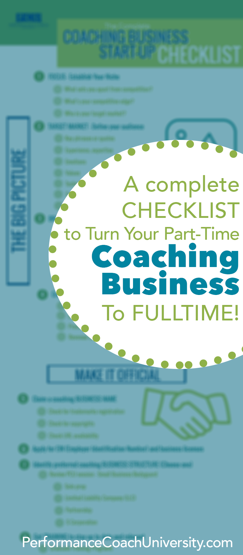 Coaching Business Checklist starting a business checklist 