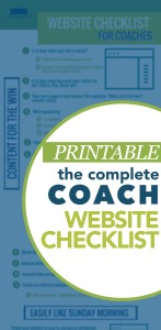 Coaching Website Checklist
